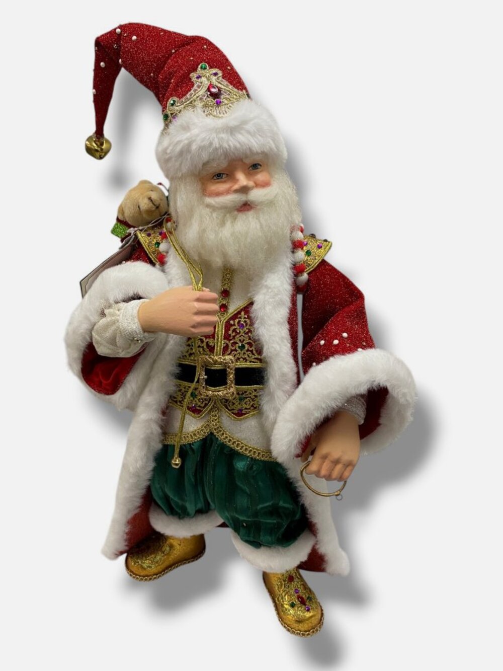 Katherine's Collection Red King Christopher Claus Tabletop Figurine